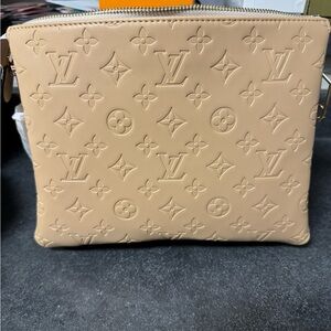 Louis Vuitton Beige Monogram Cosmetic Case